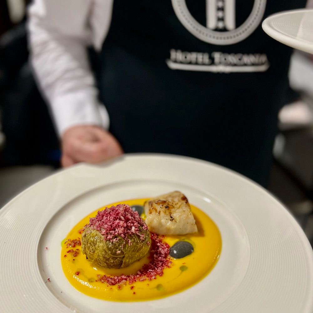 Saisonales Gericht mit eigener Handschrift im Restaurant Toscania